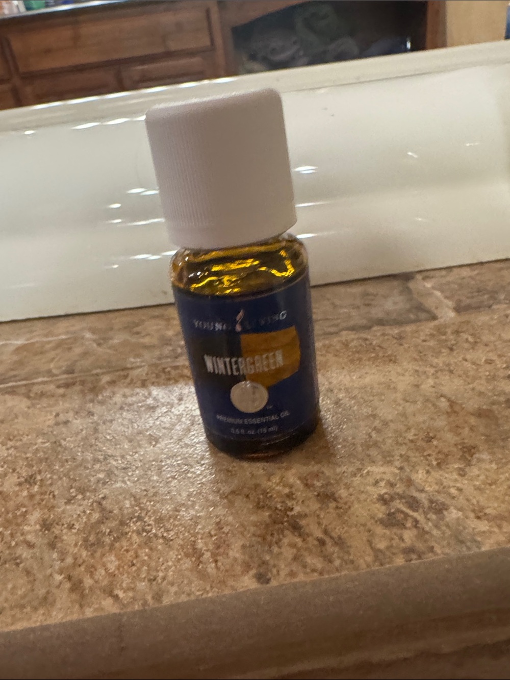 Young Living Wintergreen Essential Oil - Blue Label, White Cap